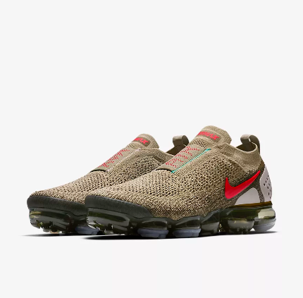 Nike Air VaporMax FK Moc Brown Red Shoes